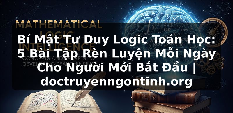 Truyện Tranh Bí Mật Tư Duy Logic Toán Học: 5 Bài Tập Rèn Luyện Mỗi Ngày Cho Người Mới Bắt Đầu | doctruyenngontinh.org