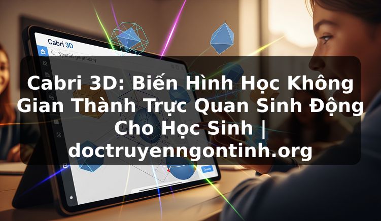 Truyện Tranh Cabri 3D: Biến Hình Học Không Gian Thành Trực Quan Sinh Động Cho Học Sinh | doctruyenngontinh.org