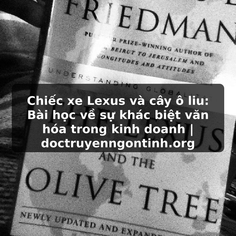 Truyện Tranh Chiếc xe Lexus và cây ô liu: Bài học về sự khác biệt văn hóa trong kinh doanh | doctruyenngontinh.org