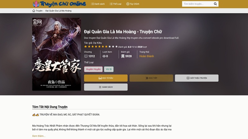 Truyện Tranh Truyện chữ truyện chữ Đại Quản Gia Là Ma Hoàng Full HD - Đọc Liền!
