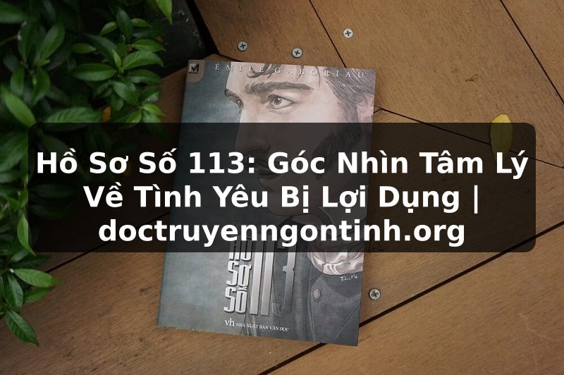 Truyện Tranh Hồ Sơ Số 113: Góc Nhìn Tâm Lý Về Tình Yêu Bị Lợi Dụng | doctruyenngontinh.org