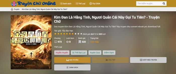Truyện Tranh Truyện: Truyện chữ Kim Đan Là Hằng Tinh, Ngươi Quản Cái Này Gọi Tu Tiên full mới nhất | Hành trình tu luyện dị thường của Tề Nguyên