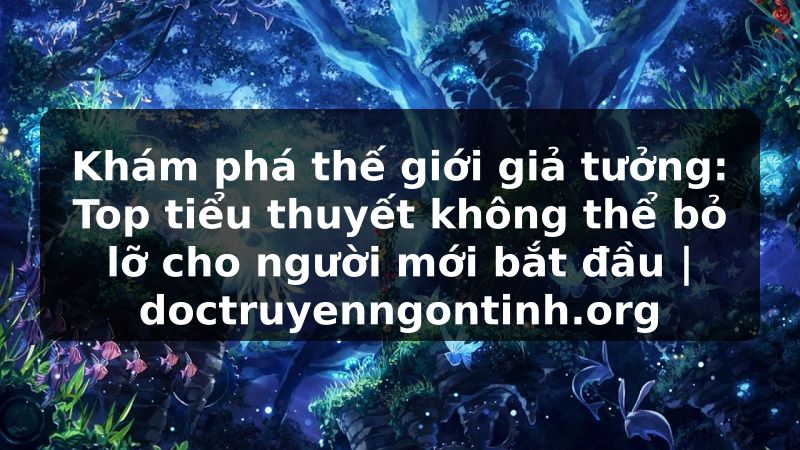Truyện Tranh Khám phá thế giới giả tưởng: Top tiểu thuyết không thể bỏ lỡ cho người mới bắt đầu | doctruyenngontinh.org