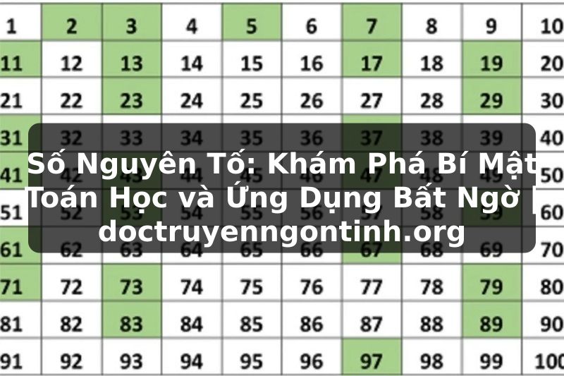 Truyện Tranh Số Nguyên Tố: Khám Phá Bí Mật Toán Học và Ứng Dụng Bất Ngờ | doctruyenngontinh.org