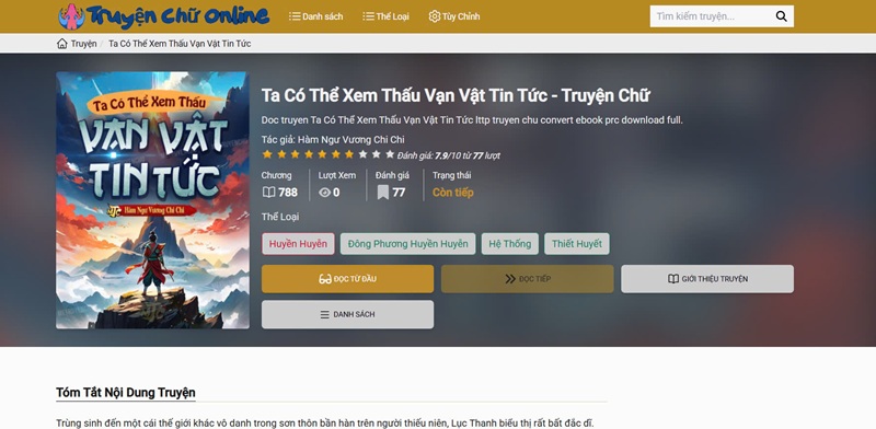 Truyện Tranh Tuyệt Phẩm Web Truyện Chữ: Ta Có Thể Xem Thấu Vạn Vật Tin Tức – Hành Trình Sinh Tồn Đầy Bất Ngờ